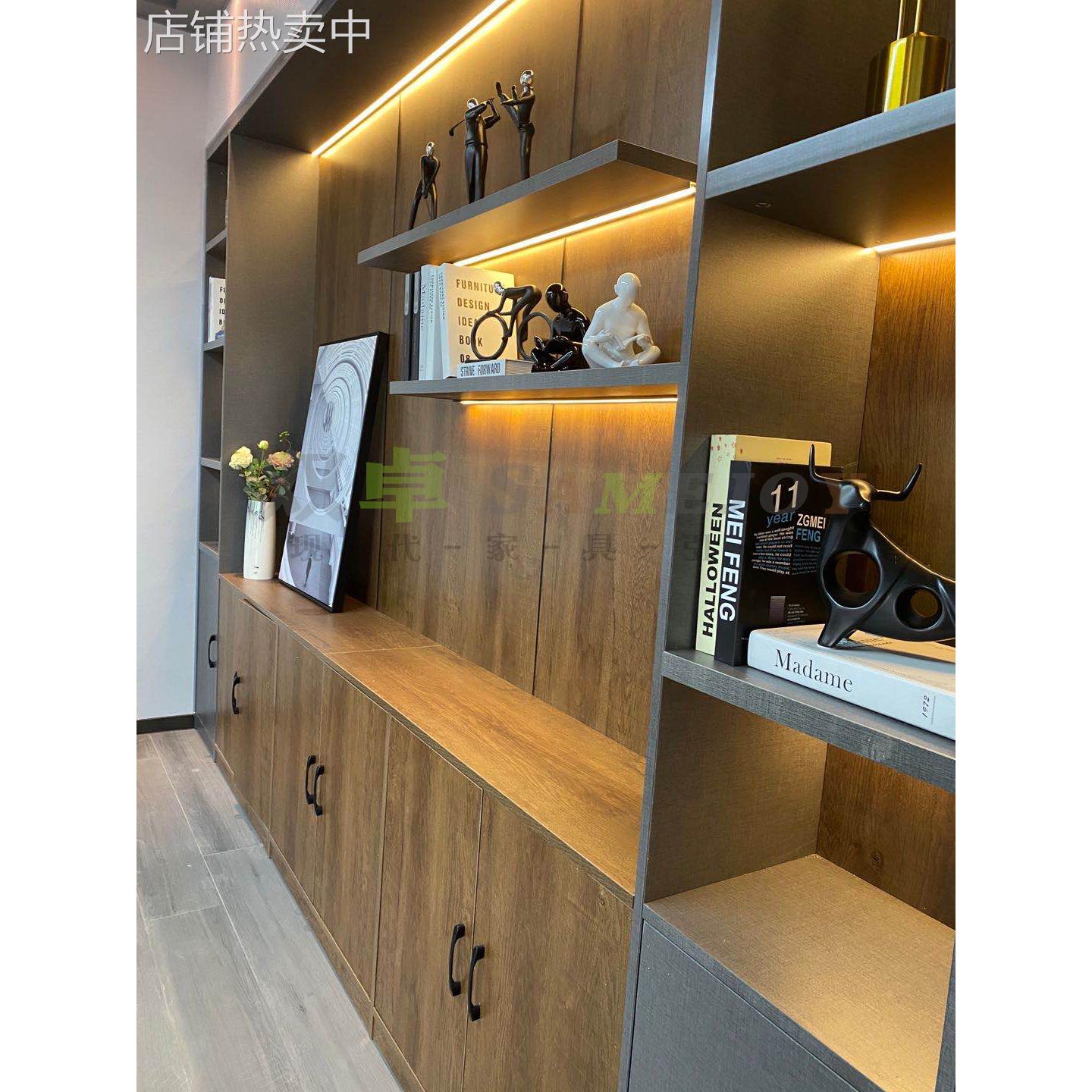 厂家供应文件柜尺寸木质背景柜资料柜展示柜书柜隔断柜