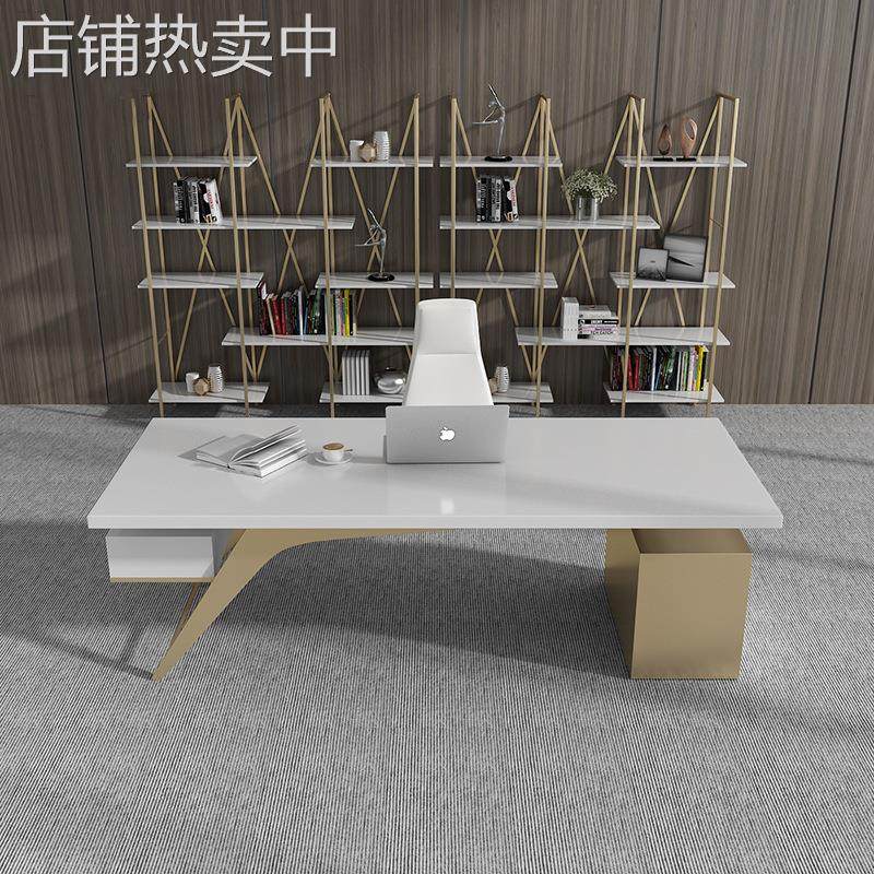 北欧现代设计师办公桌家用书房台式电脑桌椅公司办公室带柜子桌椅,商业/办公家具,办公电脑桌,淘宝优惠券,粉丝福利购,淘宝优惠卷