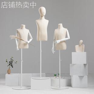儿童模特道具半身橱窗服装人台童装店小童小孩全身模特架子展示架