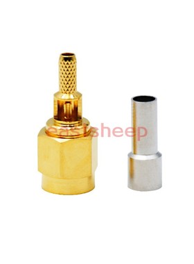 射频连接器SMfA-C-J-1.5/SMA-C-J-3 SMA公连接头 开天窗方便焊接