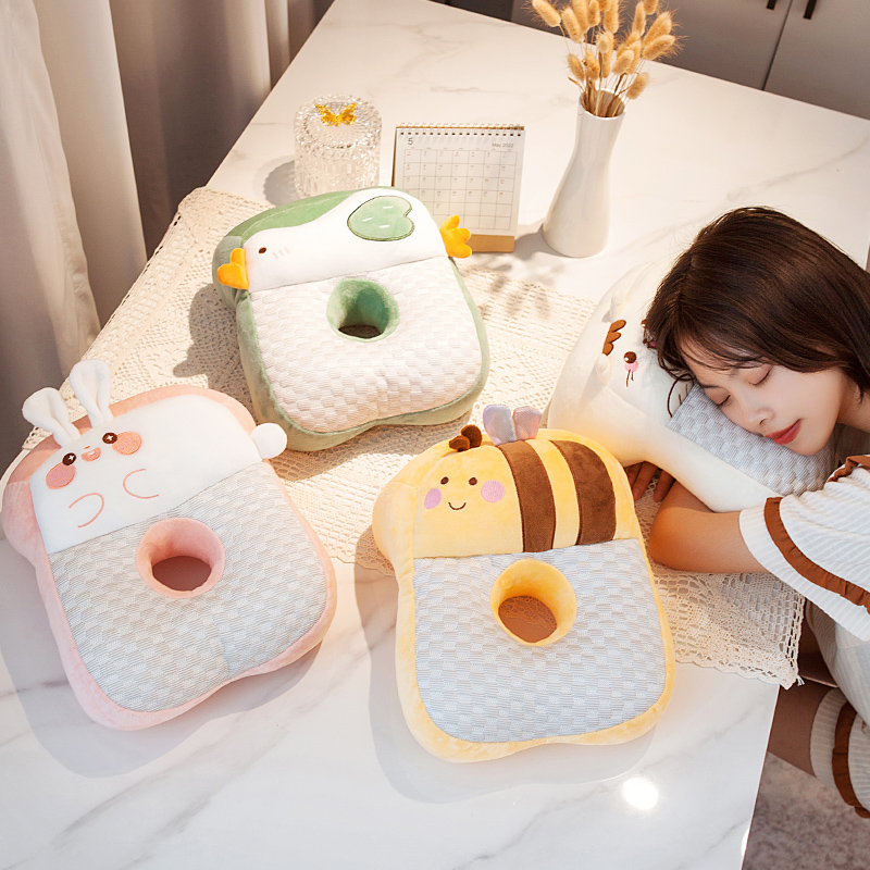 午睡枕学生趴睡枕l头办公室抱枕女生睡觉趴趴枕头桌上午睡枕神器