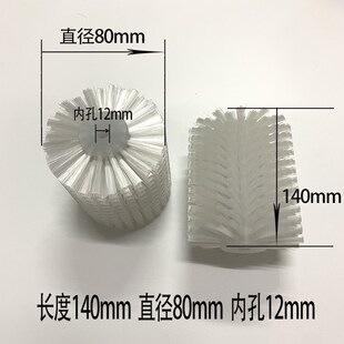 立式自动包装机配件圆柱毛刷滚筒毛刷除尘刷立式枕式X理料扫料毛