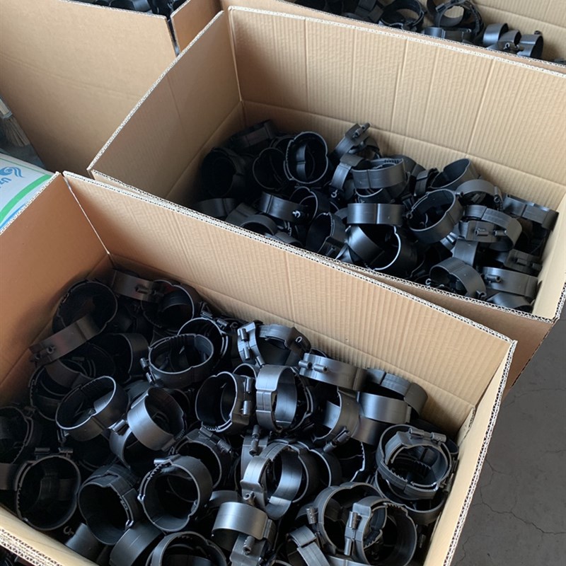 中央空调管卡扣新风吊p卡铜管秒扣抱卡8厘丝杆塑料挂卡拆卸可调节