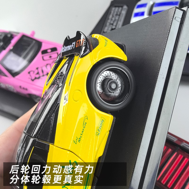 1/32宽体JDM跑车大众rT1巴士尼桑GTRR34仿真合金汽车模型收藏摆件