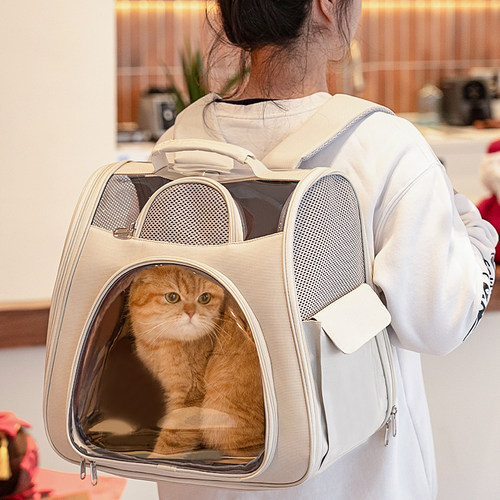 猫包外出便携大容量透气宠物背包