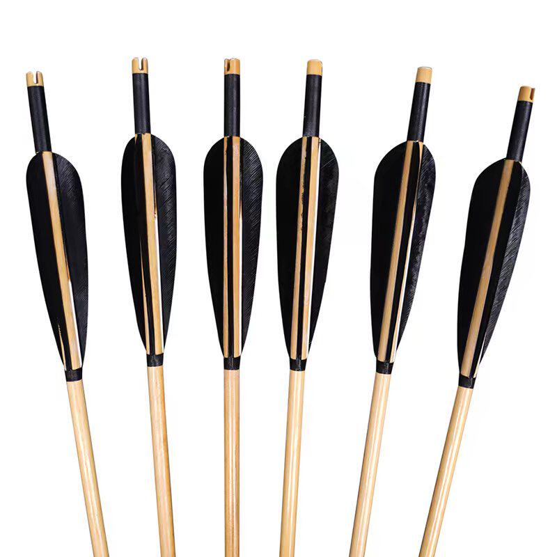 君驰PMZ真羽木箭速射箭6支装