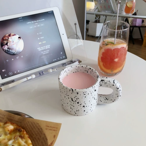 Корейские товары!Fatty очень особенная/ins ниша из жирной чашки молоко для завтрака кофейная чашка керамика для брызг парой чашка чашка