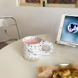 Корейские товары!Fatty очень особенная/ins ниша из жирной чашки молоко для завтрака кофейная чашка керамика для брызг парой чашка чашка