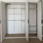 货架型衣柜开放式 定制现代简约组合挂墙储物 金属衣柜衣帽间步入式