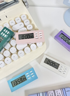 迷你计时器学生学习提醒器电子闹钟时钟便携秒表厨房磁吸定时器