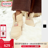 简约时尚 HUNTER秋冬女鞋 短靴户外露营加厚保暖防寒棉鞋 雪地靴女靴