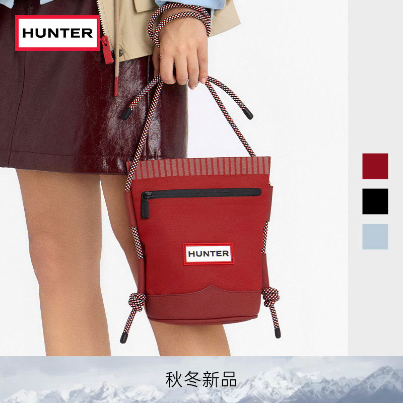 HUNTER2026早秋新品男女同款手机水桶包户外休闲轻便便携单肩包图片