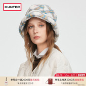 情侣款 HUNTER2025秋冬男女同款 毛绒渔夫帽格纹时尚 休闲渔夫帽