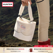 HUNTER2025秋冬男女同款 毛绒双色肩带休闲水桶包单肩斜挎背包
