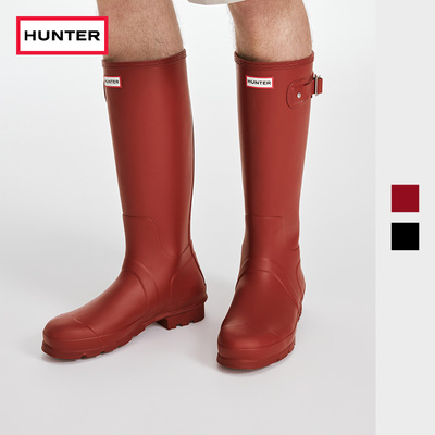 Hunter男士雨鞋惠灵顿雨靴长筒靴