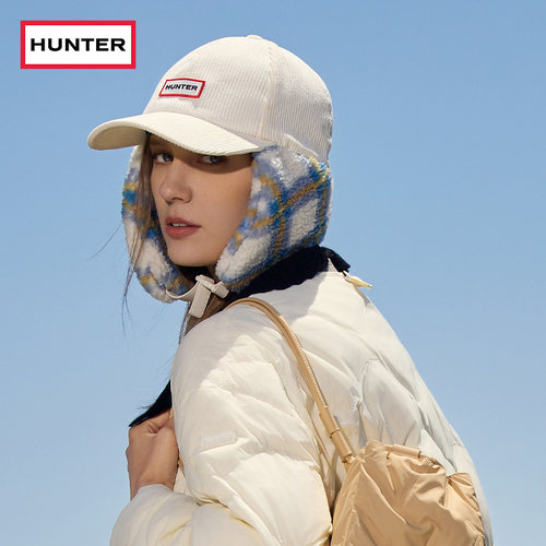 HUNTER秋冬两用毛绒保暖棒球帽