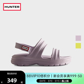 露趾凉鞋 HUNTER女鞋 女士凉拖鞋 女外穿撞色魔术贴凉鞋 凉鞋