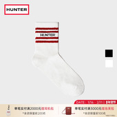 HUNTER英国学院风男女同款 休闲简约切尔西靴袜短筒毛线袜条纹靴袜
