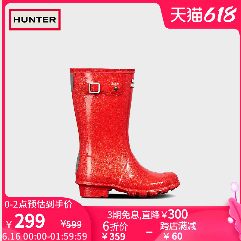Hunter女靴童靴英國ins潮靴惠靈頓幻彩輕巧時尚通勤矮筒短靴雨鞋在類目 女鞋, 雨鞋中 - 來自Buy2taobao.com提供專業的淘寶代購服務