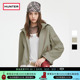 HUNTER2026早春新款 女士磨毛连帽短外套户外露营通勤简约休闲外套