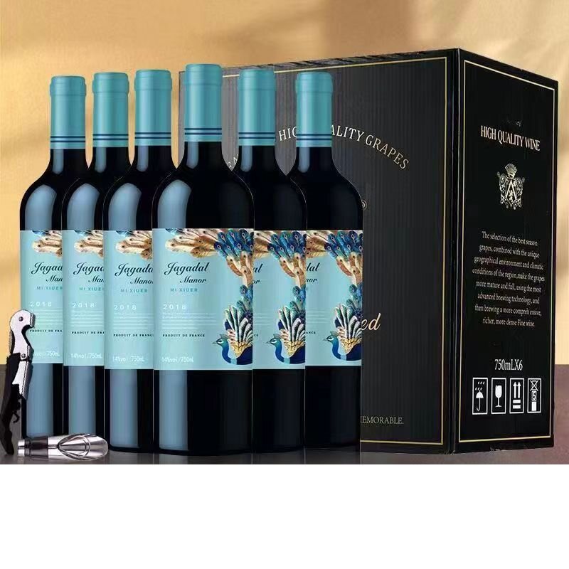 加达尔庄园原酒进口14度红酒干干红静态葡萄酒