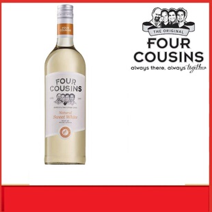 FOUR COUSINS南非原瓶进口四兄弟自然甜白葡萄酒清爽甜酒冰镇好喝