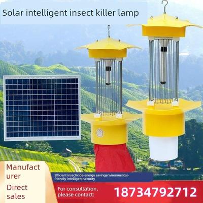 天津太阳能育种园稻田杀虫灯果园鱼塘灭蚊灯农业诱虫灯频振茶园