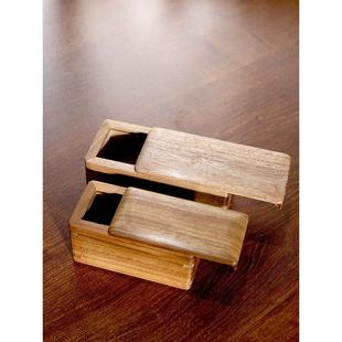 金南印章收纳盒实木书画印章盒实木休闲印章盒便携式私人印章红木