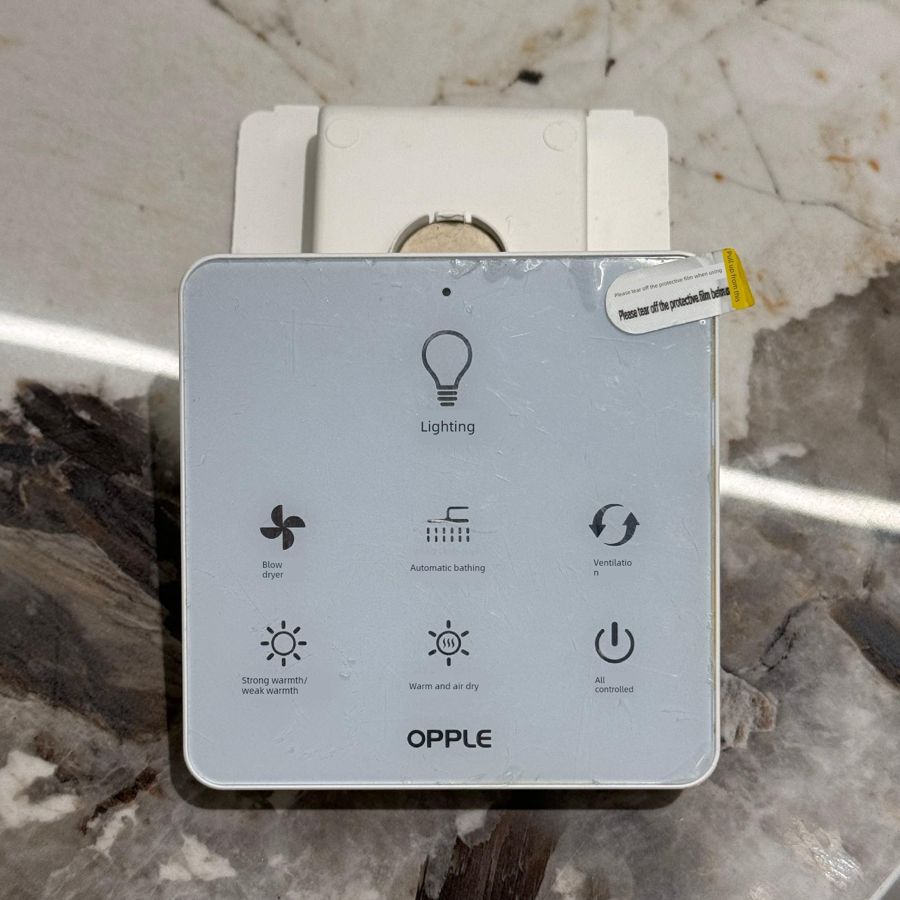 全新多功能开关浴室加热器无线触摸屏遥控器配件更换Yb003智能开