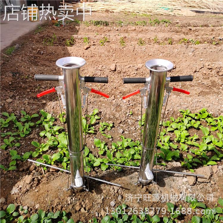 茄子西红柿栽苗器 农用手动移栽器 双把手栽苗器