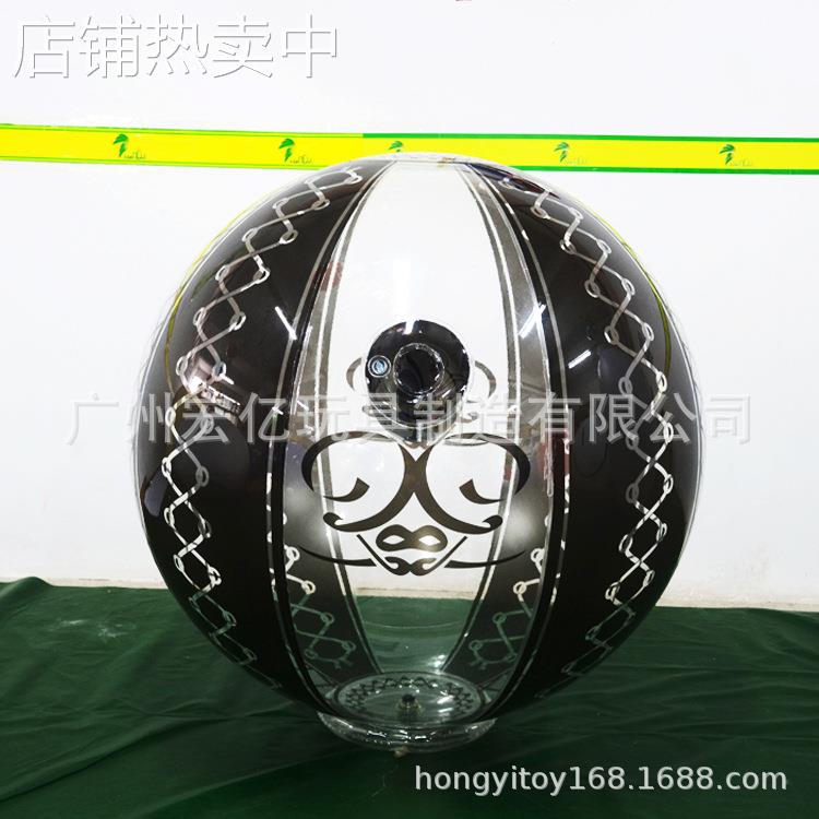厂家直销大型沙滩球透明水上娱乐球 沙滩排球运动球