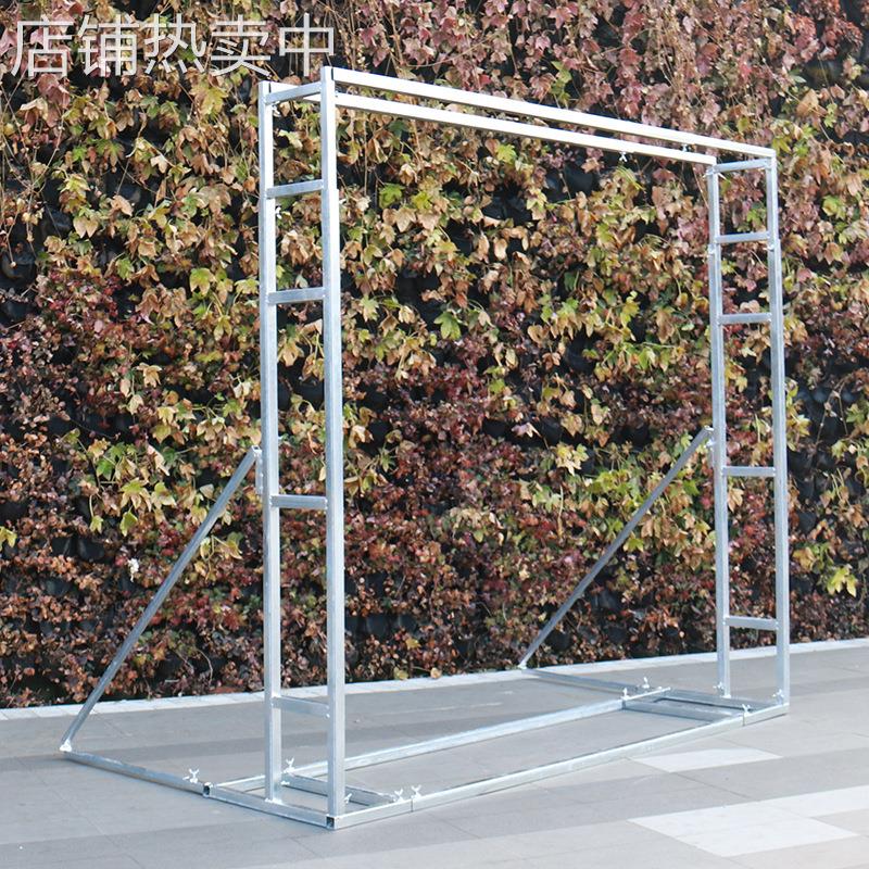 新款婚庆伸缩杆背景架舞台户外婚礼布置防风广告支架喷绘简昌嘉勤