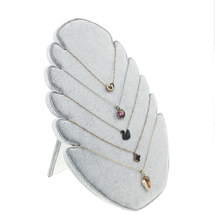 粤星泰项链展示架首饰吊坠绒布饰品柜台摆件珠宝耳钉手镯收纳戒指