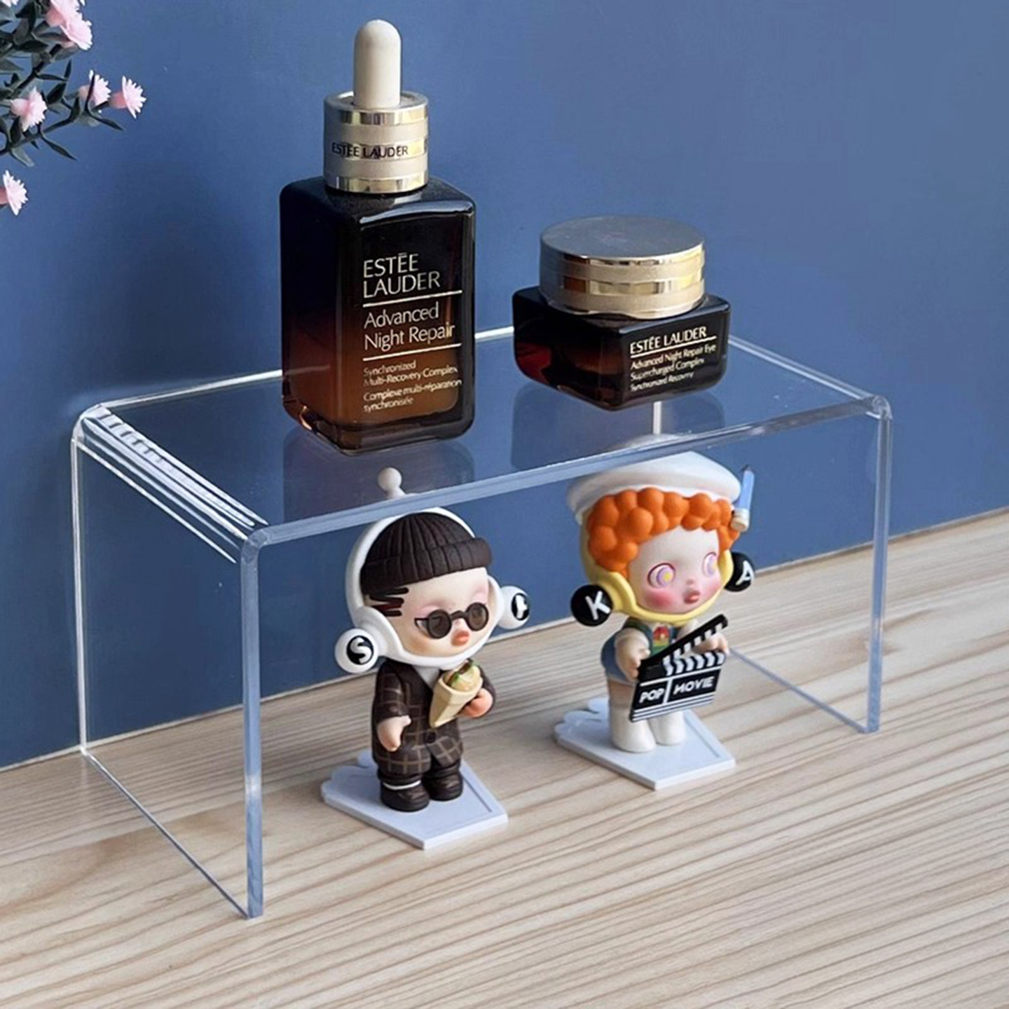 透明 U 型收纳架 古玩陈列 家居分层 盲盒手办 博物馆展示托架