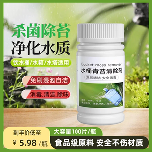 饮水桶除青苔清洁剂水箱水塔管道水垢分解除藻专用杀菌消毒净水片