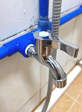 多功能拖把池卫生间专用铜洗衣机家用水嘴阳台加长接口4分水龙头