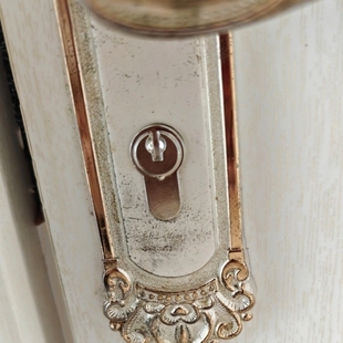 葫芦门堵锁眼装饰片双开堵锁盖锌合金大小70档片假锁盖假锁片