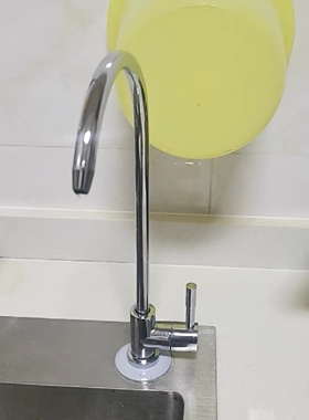 2分过滤器鹅颈304不锈钢直饮机专用厨房配件净水器接水管4分直饮