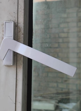 窗户门窗配件平开内外窗锁卡扣塑钢把手拉手手柄7字阳台老式锁扣