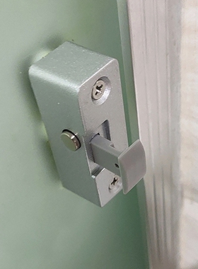 门窗推拉无框加厚阳台平移固定窗户插销锁配件玻璃门移窗中间锁