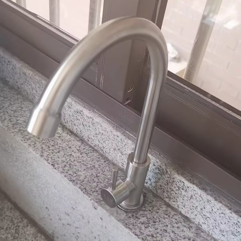 304不锈钢厨房水龙头家用菜盆冷热水槽洗手池单冷水洗手盆洗菜池