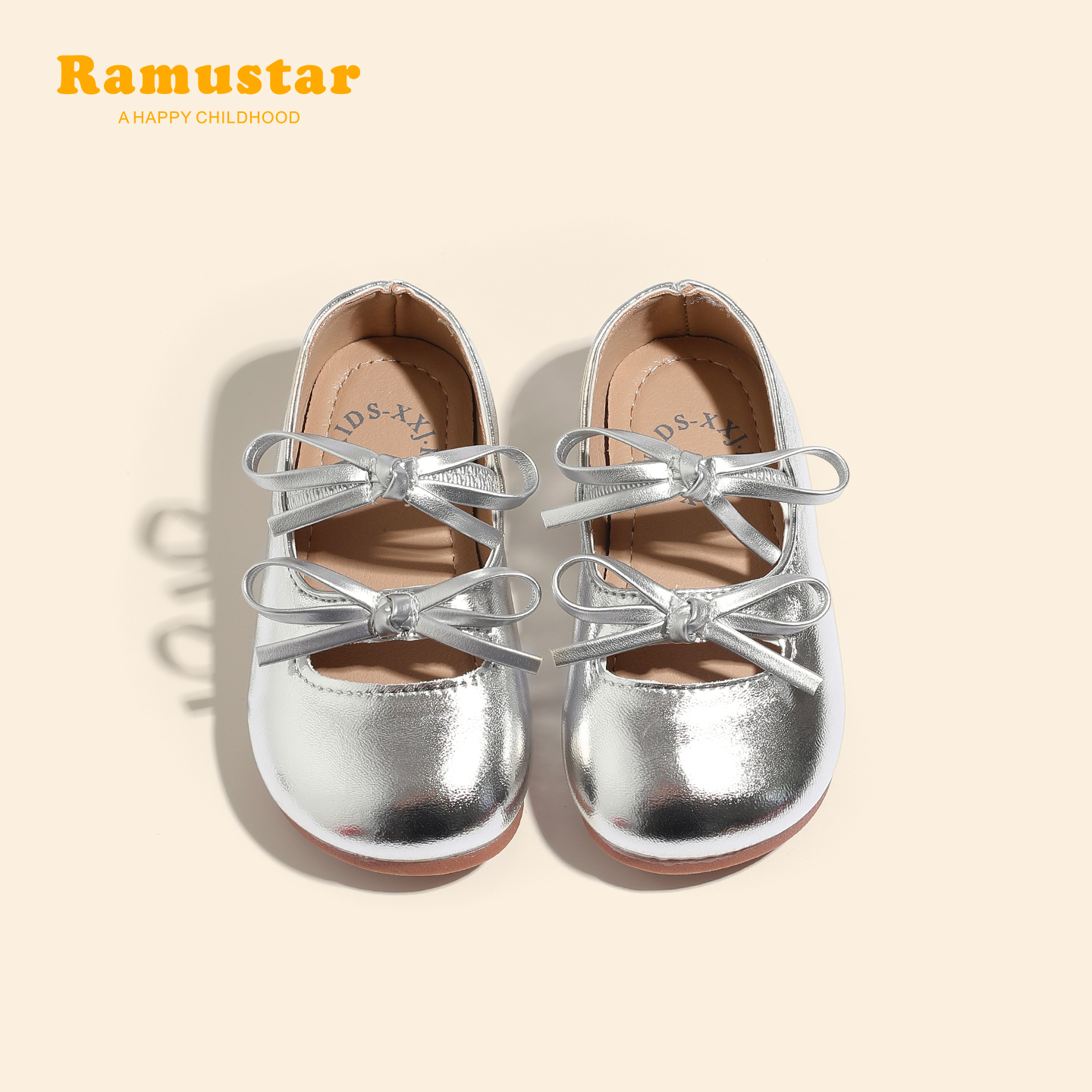 女童蝴蝶结公主鞋韩版学步鞋