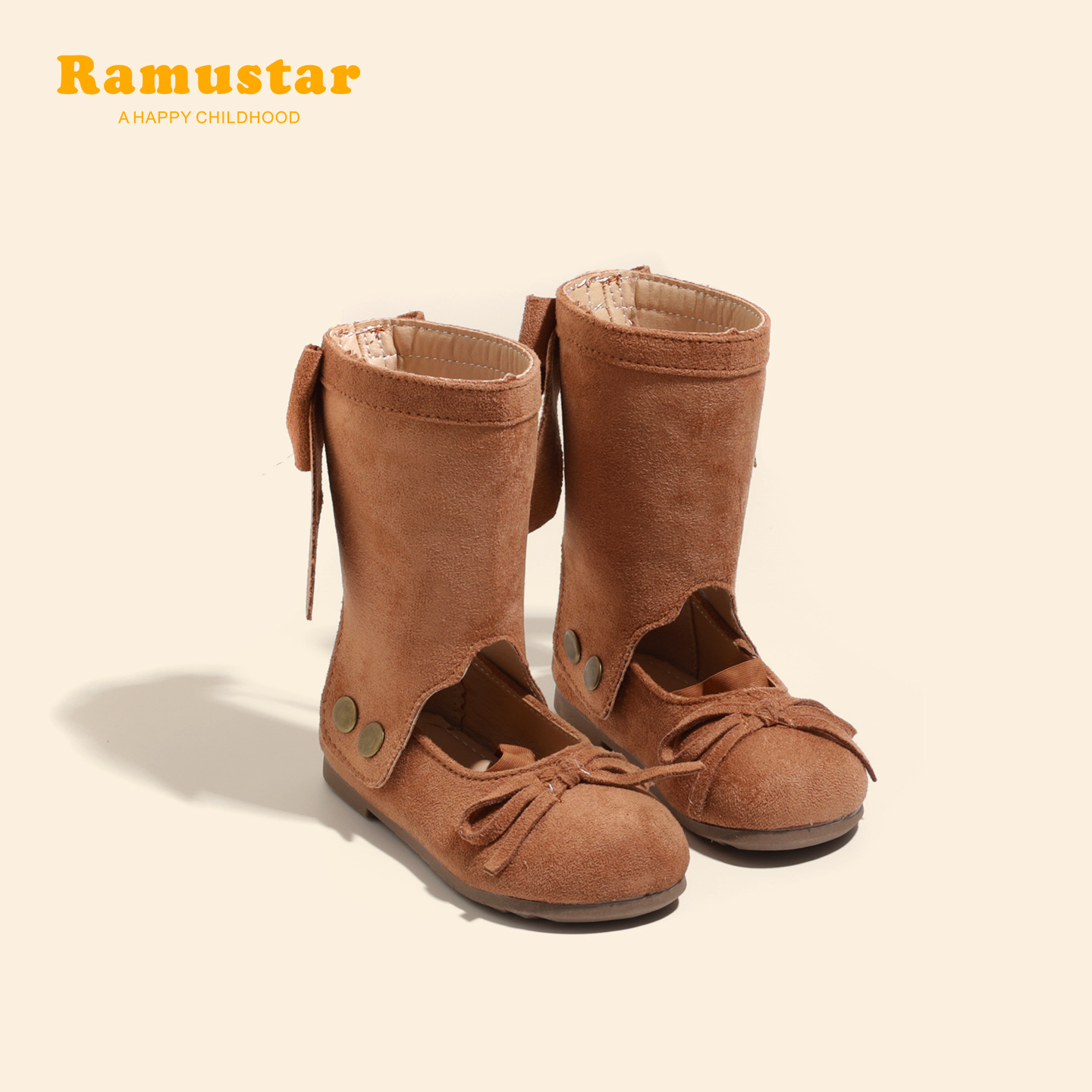 女宝宝公主鞋冬季新款加绒保暖