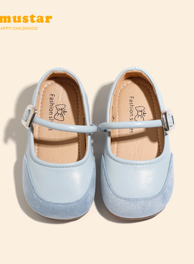 女童鞋子2025春秋新款小童洋气玛丽珍鞋女宝宝单鞋韩版女宝公主鞋