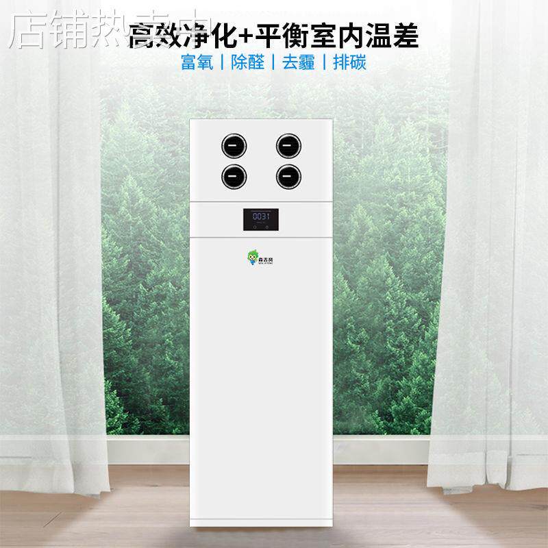 幼儿园落地式新风机智能手机控制485接口机房H13过滤新风机组空气