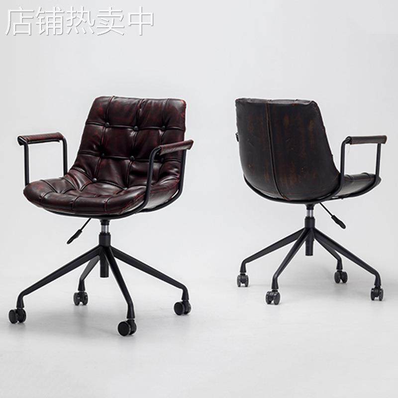 北欧轻奢复古可旋转升降电竞座椅家用电脑椅扶手舒适久坐办公椅子,商业/办公家具,办公电脑椅/职员椅,淘宝优惠券,粉丝福利购,淘宝优惠卷
