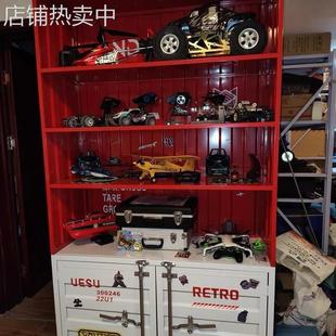 复古工业风集装箱柜子储物柜欧式铁艺床头柜创意小型收纳柜装饰品