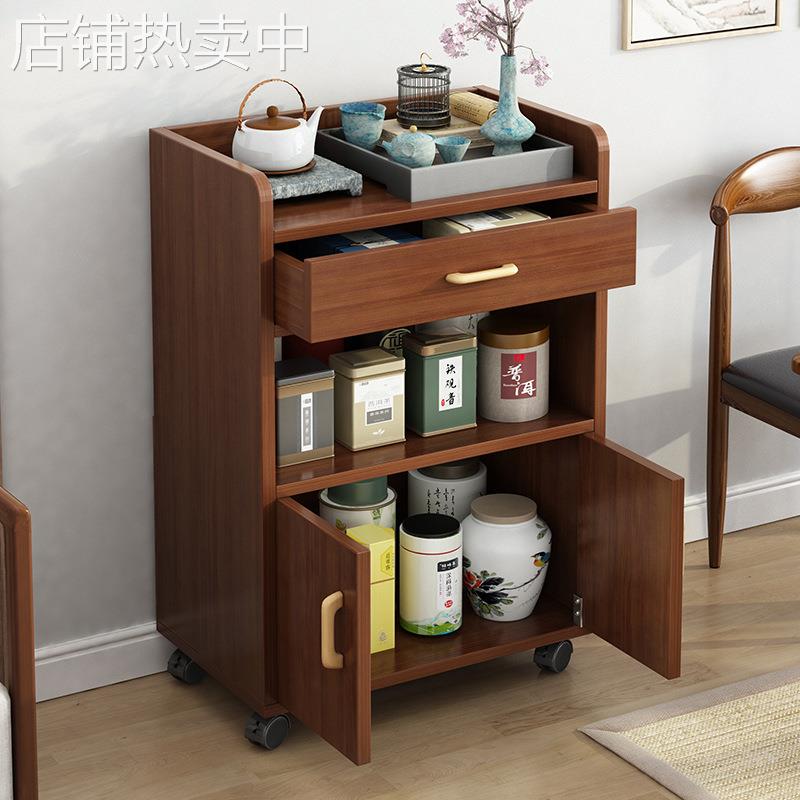 移动茶台茶车家用茶水柜小茶桌带轮茶几功夫茶具套装烧水一体