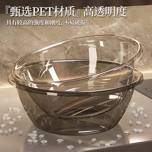 洗脸盆高级感家用轻奢耐摔洗漱盆子洗脚盆宿舍洗头盆高颜值脸盆