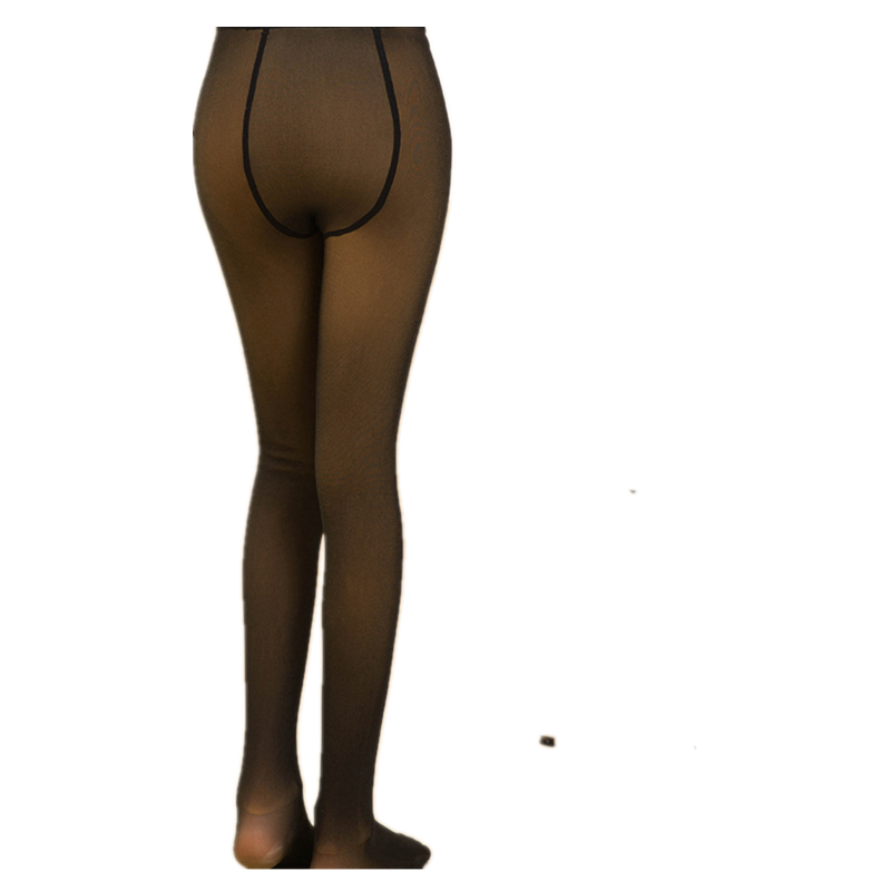 冬季薄绒肉色外穿中厚女童连裤袜